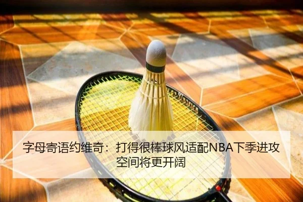 字母寄语约维奇：打得很棒球风适配NBA下季进攻空间将更开阔